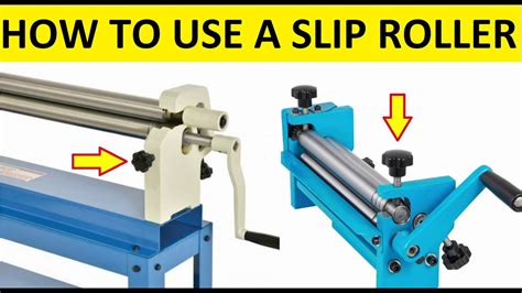 how to roll sheet metal without a roller|diy slip roller.